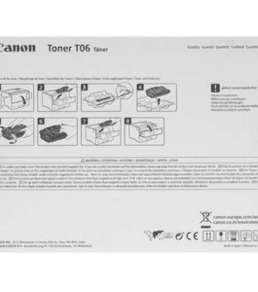 Картридж лазерный Canon T06 черный (20 500 стр.) для Canon IR1643s.
