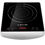 Плита настольная электрическая BRAYER BR2801 белый/черный, 2 кВт, индукция, конфорки - 1, стеклокерамика, сенсор, фото10