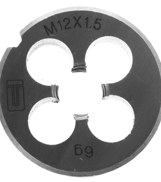 Плашка Сибртех М12x1,5 мм