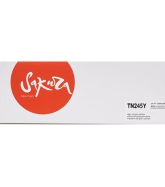 Картридж лазерный Sakura TN245C для Brother HL-3140/3150/3170, DCP-9020, MFC-9140/9330/9340, желтый, 2 200к.