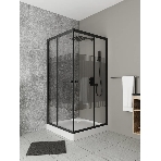 Душевой уголок квадратный BAU Stil pattern 90х90х195, с поддоном 12,5 см, закаленное стекло толщиной, фото 1