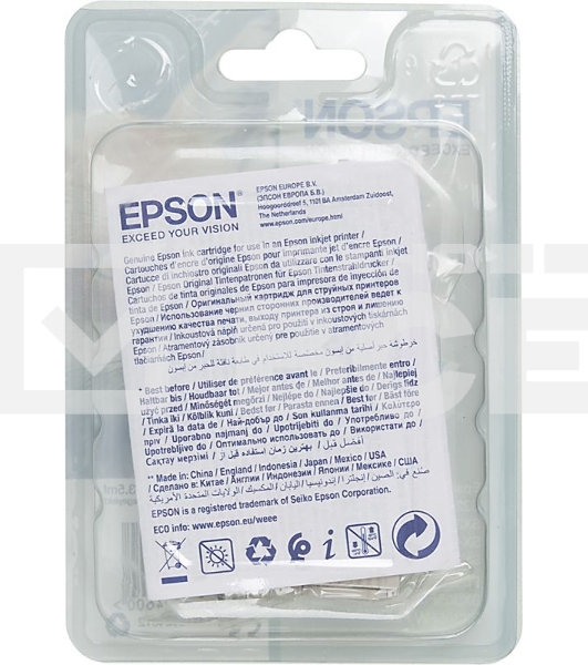 Картридж струйный Epson C13T12824012 голубой для Epson S22/SX125