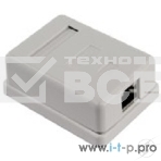 Розетка RJ-45 1 порт экранированная FTP/STP (NAS-212, LY-SB10), фото4