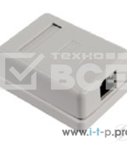 Розетка RJ-45 1 порт экранированная FTP/STP (NAS-212, LY-SB10)
