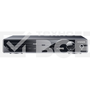 Плеер DVD Hyundai H-DVD200 черный Караоке ПДУ