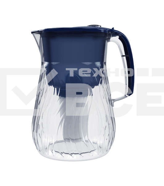 Фильтр Кувшин Аквафор, Орлеан синий, Объем воронки/кувшина 4,2л. Ресурс 350л. Удаляет механические и органические примеси, активный хлор, тяжелые металлы, сохраняет магний.