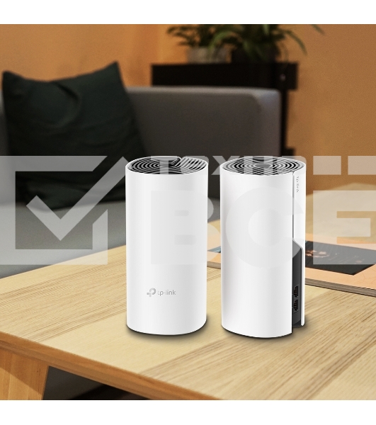 Роутер беспроводной TP-Link DECO M4 (DECO M4(2-PACK)) AC1200 10/100/1000BASE-TX (упак.:2шт)