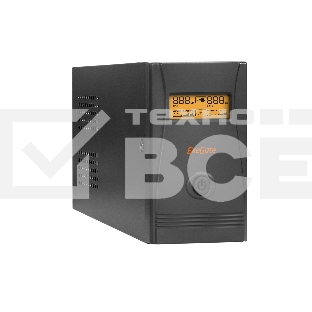 Источник бесперебойного питания ExeGate EP285478RUS Power Smart ULB-850.LCD.AVR.EURO.RJ.USB<850VA/480W, LCD, AVR, 2 евророзетки, RJ45/11, USB, Black>
