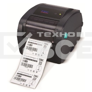Принтер этикеток TSC TC200 прямая термопечать, 203 dpi, 152 мм/сек, Ethernet, RS-232, USB, чёрный