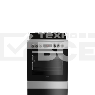 Электрическая плита Beko FSM67320GSS серебристый