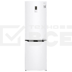 Холодильник LG GA-B419SQGL белый двухкамерный 223/79л морозилка снизу, No Frost, фото2