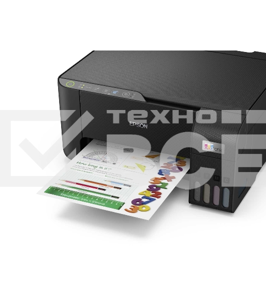 МФУ струйный Epson L3250 (C11CJ67412/C11CJ67418/C11CJ67405/C11CJ67408/C11CJ67503/C11CJ67508/C11CJ67523), A4, цветное, печ. до 33 стр/мин. (ч/б)  до 15 стр/мин. (цвет), скан. до 11 стр/мин. (ч/б) 28 стр/мин. (цвет), 1440 x 5760 dpi (печать) 1200x2400dpi (с
