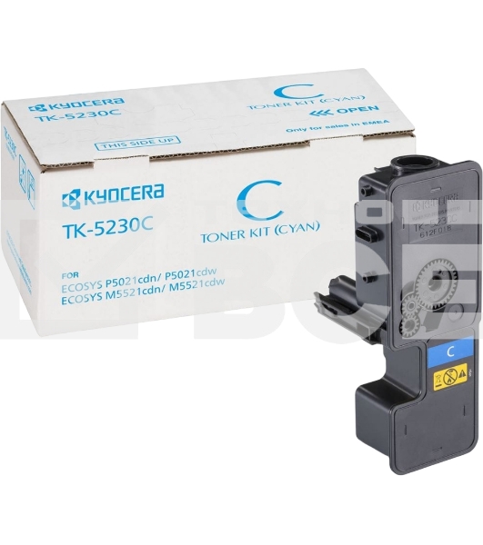 Картридж лазерный Kyocera TK-5230C (1T02R9CNL0) голубой для P5021cdn/cdw, P5026cdn/cdw, M5521cdn/cdw, M5526cdn/cdw 2200 стр.