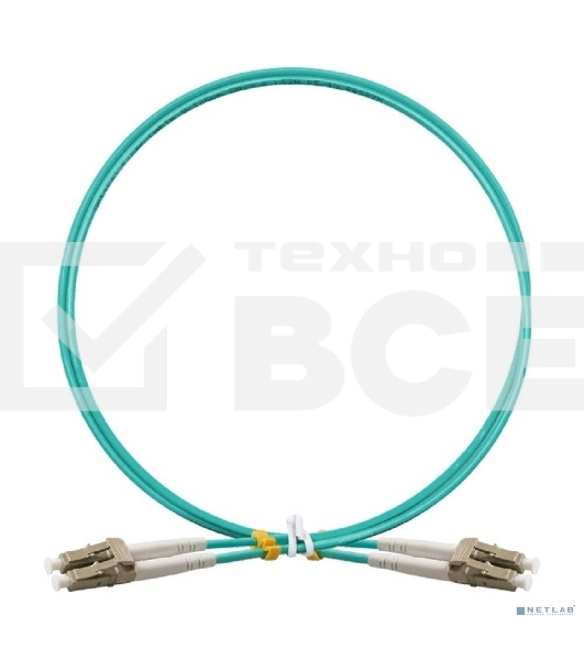 Патч-корд волоконно-оптический ExeGate FC-D-503-LC-LC-1M-LSZH (Шнур ВО MM 50/125 (OM3), LC/UPC-LC/UPC, Duplex, LSZH, 1м)