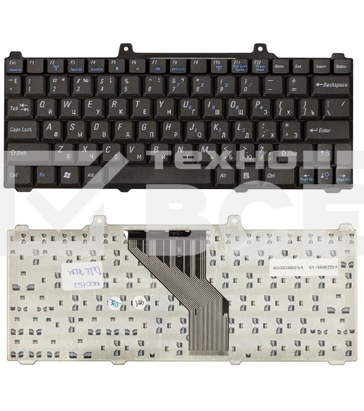 Клавиатура для ноутбука Dell Inspiron 700M 710M черная