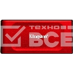 Твердотельный накопитель Kingston External SSD XS1000, 2000GB, Type-C/A, USB 3.2 Gen 2, R/W 1050/1000MB/s, 70x33x14mm, 29g., Red (5 лет), фото11