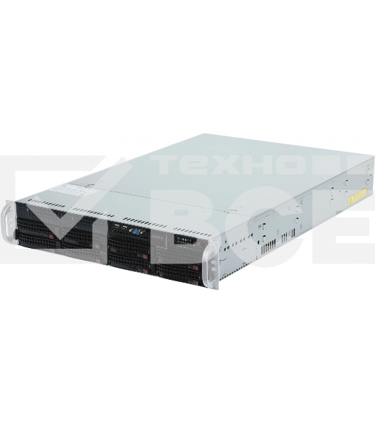 Сервер IRU Rock S2208P 2x6240R 2x64Gb С621 AST2500 2x1Gb/s 2x1000W w/o OS (2052671)