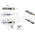 Оптический модуль Mellanox® transceiver, 100GbE, QSFP28, MPO, 850nm, up to 100m, DDMI, фото5