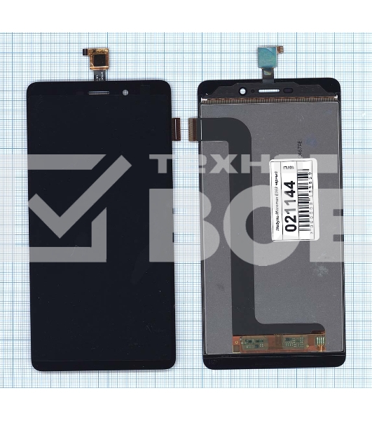 Дисплей для Micromax Canvas Mega E353 черный