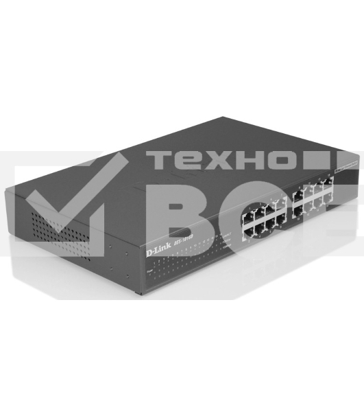 Коммутатор D-Link 10/100mbps 16-port DES-1016D