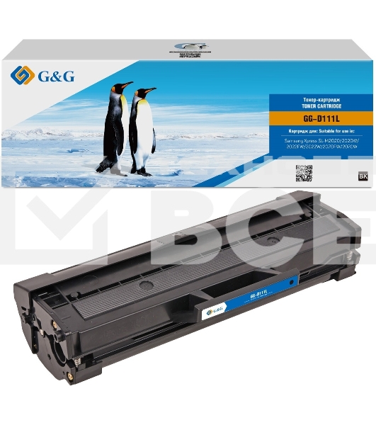 Картридж лазерный G&G GG-D111L черный (1800 стр.) для Samsung Xpress SL-M2020/2022/2070