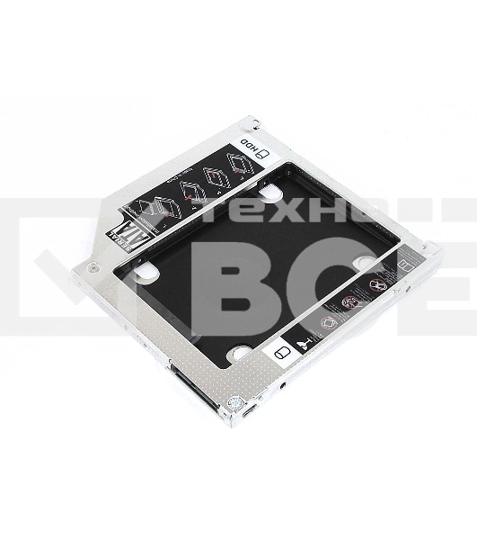 Переходник дополнительного HDD кредл в отсек CD/DVD SATA 9.5 mm для MacBook