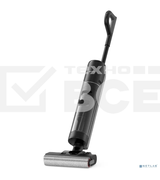 Пылесос моющий Dreame Wet and Dry Vacuum H12 Pro серый, питание от аккумулятора, 300 Вт, уборка влажная/сухая, пылесборник 0,9 л, работа от АКБ max - 35 мин