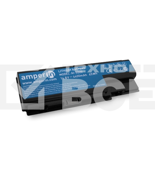 Аккумуляторная батарея Amperin для ноутбука Acer Aspire 5220 14.8V 4400mAh (65Wh), AI-5220