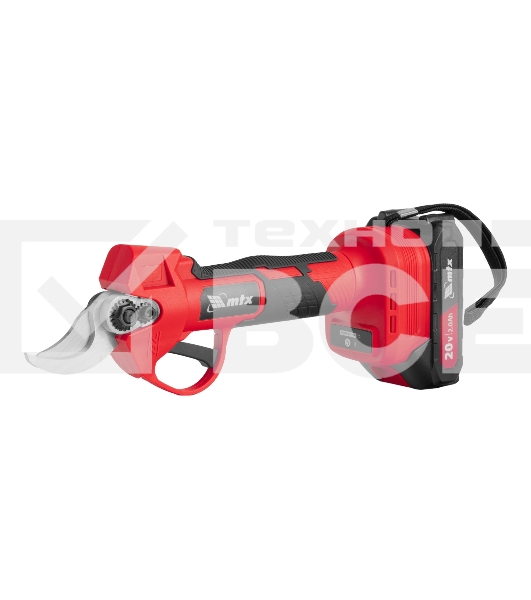Секатор аккумуляторный, бесщет., MTX BP-25, Li-Ion, 20 В