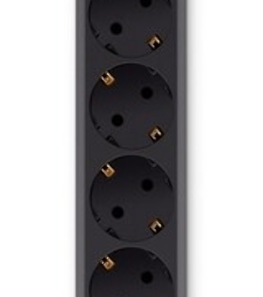 Сетевой фильтр Buro 300MDP-5-B 5м (3 розетки) черный (коробка)
