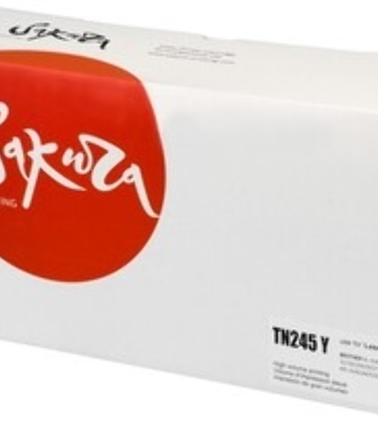 Картридж лазерный Sakura TN245C для Brother HL-3140/3150/3170, DCP-9020, MFC-9140/9330/9340, желтый, 2 200к.