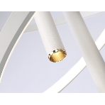 Подвесной светодиодный светильник Ambrella light FL5371/2+3 WH белый 93W 3000K/4200K/6400K+4200K D600/400*1200 (ПДУ ИК), фото5