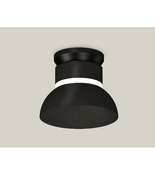 Светильник Ambrella Light XS8102051 SBK/PBK/CL черный песок/черный полированный/прозрачный GX53 (N8902, C8102, N8141)