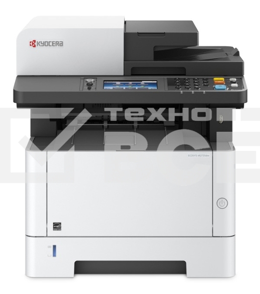 МФУ лазерный Kyocera Ecosys M2735dw (1102SG3NL0), A4, ч/б, печ. до 35 стр/мин., скан. до 40 стр/мин. (ч/б) 16 стр/мин. (цвет), 1200 x 1200 dpi (печать) 600x600dpi (скан.), USB, RJ-45, Wi-Fi, Air Print