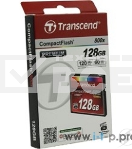Флеш карта CF 128Gb, Transcend Ultra Speed 800X