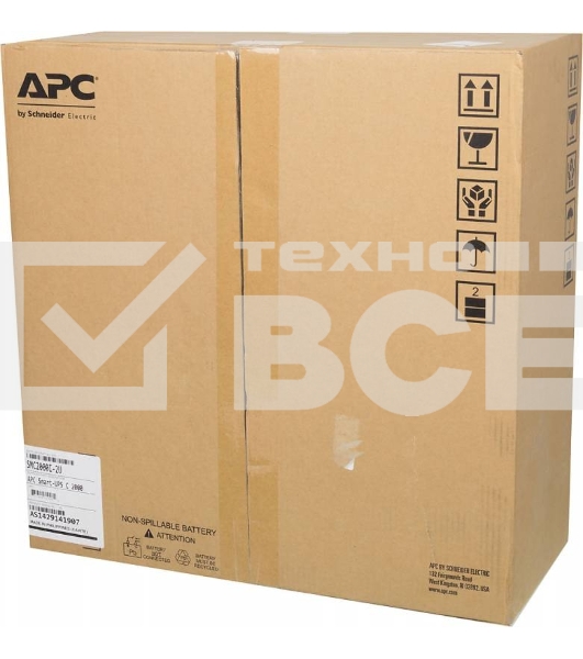 Источник бесперебойного питания APC Smart-UPS C SMC2000I-2U 1300Вт 2000ВА черный