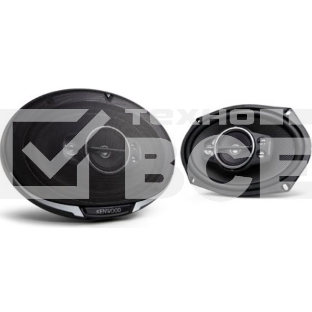 Колонки автомобильные Kenwood KFC-PS6976 550Вт 88дБ 4Ом 16x23см (6x9дюйм) (ком.:2кол.) коаксиальные трехполосные