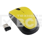 Мышь беспроводная Gembird MUSW-360-LM желтый, 1000 dpi, радиоканал, USB, кнопки - 3, фото4