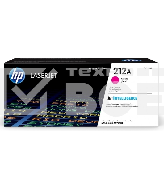 Картридж лазерный Cartridge HP 212A для CLJ Enterprise M554/M555/M578, пурпурный ( 4 500 стр.)