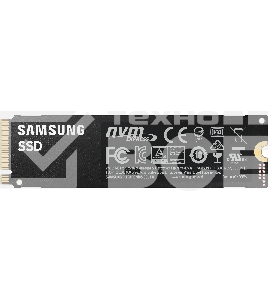 Накопитель SSD Samsung 980 PRO, 250GB, PCIe 4.0 x4, M.2 2280, NVMe, R/W 6400/2700
