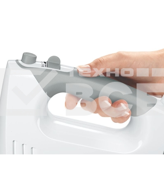 Миксер ручной Bosch MFQ36480 450Вт белый/серый