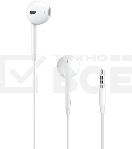 Гарнитура Apple EarPods MNHF2ZM/A белый
