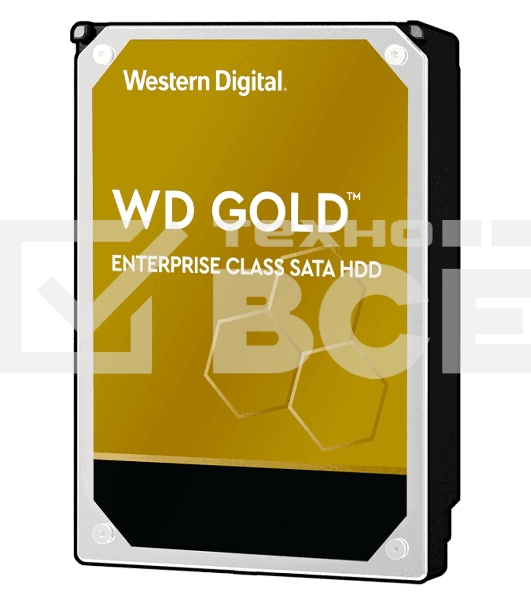 Жесткий диск Western Digital SATA 10TB 7200RPM 6GB/S 128MB GOLD WD102KRYZ