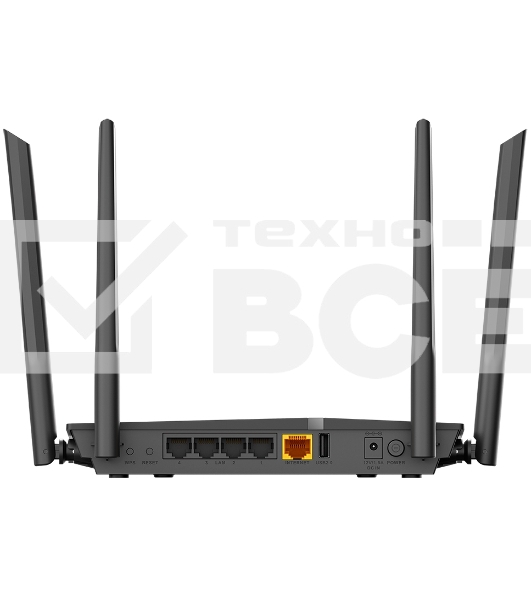 Роутер D-Link DIR-1260/RU/R1A, Wireless AC1200 2x2 MU-MIMO Dual-band Gigabit Router with 1 10/100/1000Base-T WAN port, 4 10/100/1000Base-T LAN ports and 1 USB port.802.11b/g/n/ac compatible, up to 300 Mbps