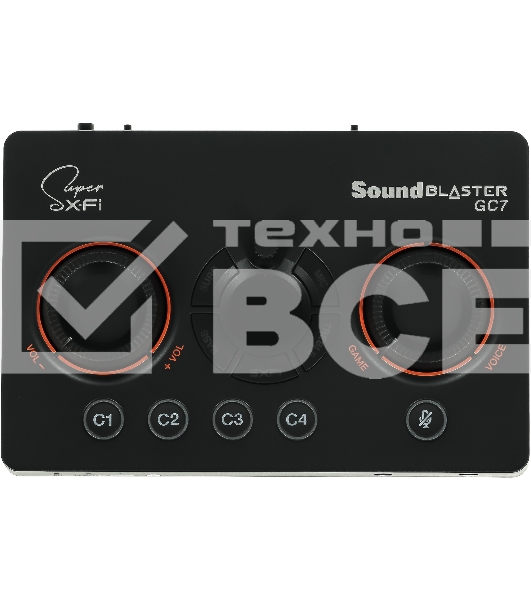 Звуковая карта Creative USB Sound BlasterX GC7 (Super X-Fi Ultra DSP) 7.1 Ret