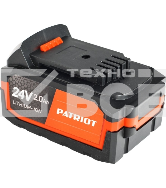 Батарея аккумуляторная Li-ion для шуруповертов PATRIOT серии The One, Модели: BR 241Li /h, Емкость аккумулятора: 2,0 Ач, Напряжение: 24В