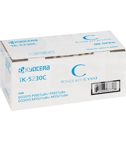 Картридж лазерный Kyocera TK-5230C (1T02R9CNL0) голубой для P5021cdn/cdw, P5026cdn/cdw, M5521cdn/cdw, M5526cdn/cdw 2200 стр.