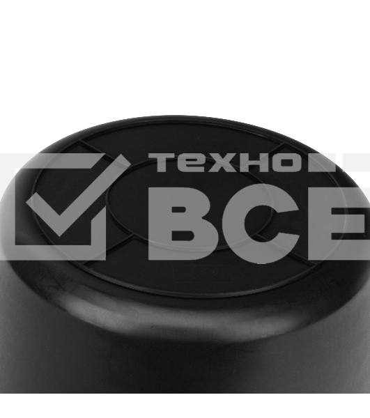 Таз Сибртех строительный круглый, черный, 30л, Россия 81455