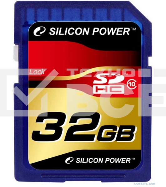 Флеш карта SDHC 32Gb Class10 Silicon Power SP032GBSDH010V10 w/o adapter