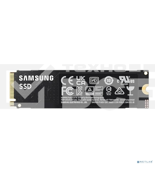 Накопитель SSD Samsung 990 EVO, 1024GB, PCIe 4.0 x4, M.2 2280, NVMe, R/W 5000/4200